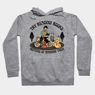 Try Reading Books Hoodie